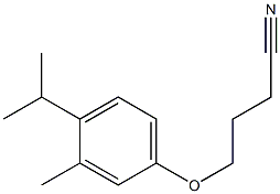 4-[3-methyl-4-(propan-2-yl)phenoxy]butanenitrile Structure