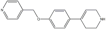 4-[4-(1,2,3,6-tetrahydropyridin-4-yl)phenoxymethyl]pyridine