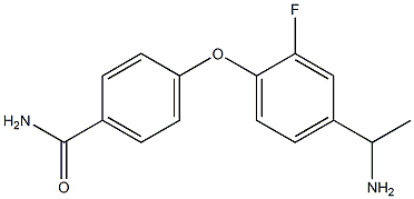  4-[4-(1-aminoethyl)-2-fluorophenoxy]benzamide