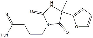 4-[4-(2-furyl)-4-methyl-2,5-dioxoimidazolidin-1-yl]butanethioamide