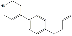 4-[4-(allyloxy)phenyl]-1,2,3,6-tetrahydropyridine Structure