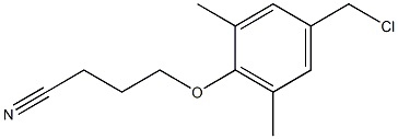 4-[4-(chloromethyl)-2,6-dimethylphenoxy]butanenitrile