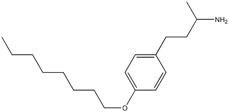 4-[4-(octyloxy)phenyl]butan-2-amine