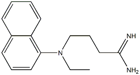 4-[ethyl(1-naphthyl)amino]butanimidamide Structure