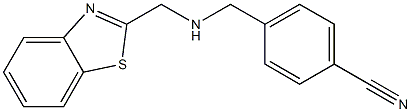 4-{[(1,3-benzothiazol-2-ylmethyl)amino]methyl}benzonitrile Structure