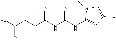 4-{[(1,3-dimethyl-1H-pyrazol-5-yl)carbamoyl]amino}-4-oxobutanoic acid