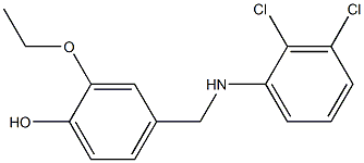 4-{[(2,3-dichlorophenyl)amino]methyl}-2-ethoxyphenol Structure