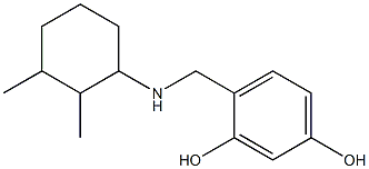 4-{[(2,3-dimethylcyclohexyl)amino]methyl}benzene-1,3-diol