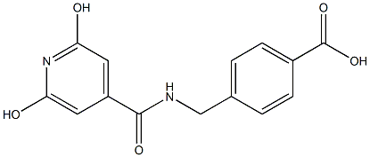  4-{[(2,6-dihydroxyisonicotinoyl)amino]methyl}benzoic acid