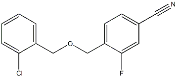 4-{[(2-chlorophenyl)methoxy]methyl}-3-fluorobenzonitrile|