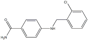 4-{[(2-chlorophenyl)methyl]amino}benzamide