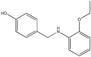 4-{[(2-ethoxyphenyl)amino]methyl}phenol Structure