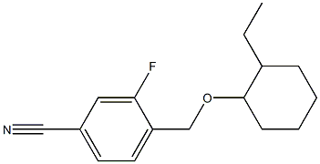 4-{[(2-ethylcyclohexyl)oxy]methyl}-3-fluorobenzonitrile