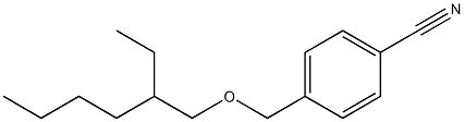 4-{[(2-ethylhexyl)oxy]methyl}benzonitrile 结构式