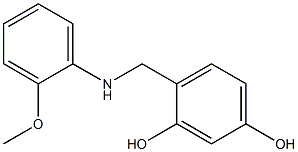  4-{[(2-methoxyphenyl)amino]methyl}benzene-1,3-diol