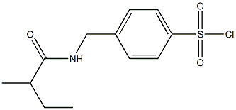 4-{[(2-methylbutanoyl)amino]methyl}benzenesulfonyl chloride