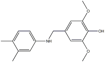 4-{[(3,4-dimethylphenyl)amino]methyl}-2,6-dimethoxyphenol