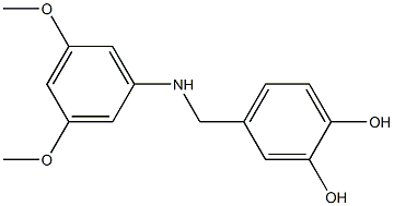 4-{[(3,5-dimethoxyphenyl)amino]methyl}benzene-1,2-diol|