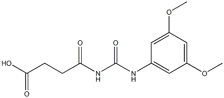 4-{[(3,5-dimethoxyphenyl)carbamoyl]amino}-4-oxobutanoic acid