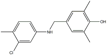 4-{[(3-chloro-4-methylphenyl)amino]methyl}-2,6-dimethylphenol