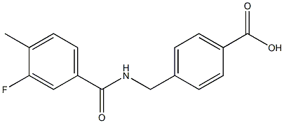  4-{[(3-fluoro-4-methylphenyl)formamido]methyl}benzoic acid