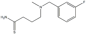 4-{[(3-fluorophenyl)methyl](methyl)amino}butanethioamide