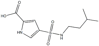 4-{[(3-methylbutyl)amino]sulfonyl}-1H-pyrrole-2-carboxylic acid|