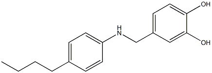  4-{[(4-butylphenyl)amino]methyl}benzene-1,2-diol