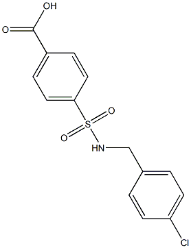 4-{[(4-chlorophenyl)methyl]sulfamoyl}benzoic acid