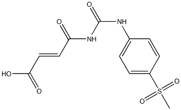 4-{[(4-methanesulfonylphenyl)carbamoyl]amino}-4-oxobut-2-enoic acid Structure