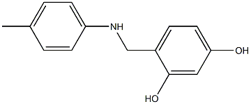 4-{[(4-methylphenyl)amino]methyl}benzene-1,3-diol