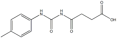 4-{[(4-methylphenyl)carbamoyl]amino}-4-oxobutanoic acid|