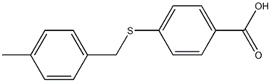 4-{[(4-methylphenyl)methyl]sulfanyl}benzoic acid