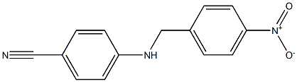 4-{[(4-nitrophenyl)methyl]amino}benzonitrile,,结构式
