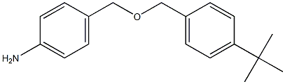 4-{[(4-tert-butylphenyl)methoxy]methyl}aniline 结构式