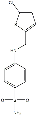 4-{[(5-chlorothiophen-2-yl)methyl]amino}benzene-1-sulfonamide