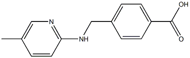 4-{[(5-methylpyridin-2-yl)amino]methyl}benzoic acid