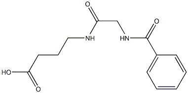  4-{[(benzoylamino)acetyl]amino}butanoic acid