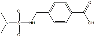 4-{[(dimethylsulfamoyl)amino]methyl}benzoic acid 结构式