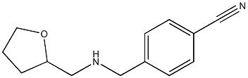 4-{[(oxolan-2-ylmethyl)amino]methyl}benzonitrile Structure