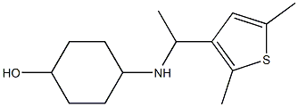  4-{[1-(2,5-dimethylthiophen-3-yl)ethyl]amino}cyclohexan-1-ol