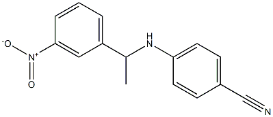 4-{[1-(3-nitrophenyl)ethyl]amino}benzonitrile