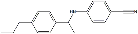 4-{[1-(4-propylphenyl)ethyl]amino}benzonitrile|