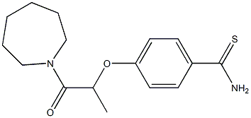4-{[1-(azepan-1-yl)-1-oxopropan-2-yl]oxy}benzene-1-carbothioamide