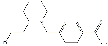 4-{[2-(2-hydroxyethyl)piperidin-1-yl]methyl}benzenecarbothioamide