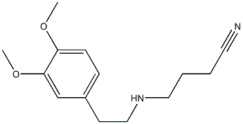 4-{[2-(3,4-dimethoxyphenyl)ethyl]amino}butanenitrile