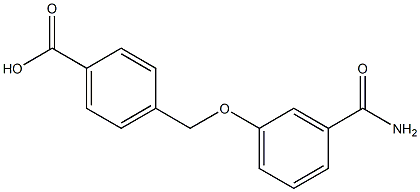  4-{[3-(aminocarbonyl)phenoxy]methyl}benzoic acid