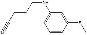  4-{[3-(methylsulfanyl)phenyl]amino}butanenitrile