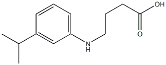4-{[3-(propan-2-yl)phenyl]amino}butanoic acid