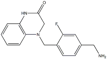 4-{[4-(aminomethyl)-2-fluorophenyl]methyl}-1,2,3,4-tetrahydroquinoxalin-2-one